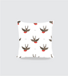 Grey Red Bird Tarot Cushion