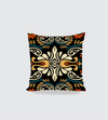 Black Ikat Design Cushion Cover 16x16