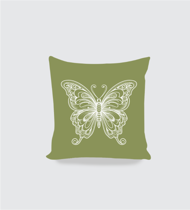 Pink Green Floral Set Cushion Cover