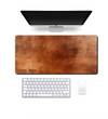 Brown Honey Leather Print Gaming Pad| Desk Pad