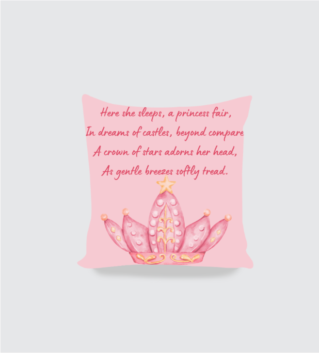 Girls Room Decor Cushion Cover | Children Gift | Birthday Gift