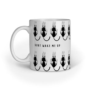 Don't Wake Me Up Cat Mug