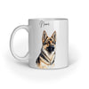 Personalised Name Dog Mug, Peg Love Mug