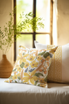 Yellow Floral Set Cushion Cover