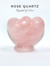 Heart Shaped Rose Quartz Crystal